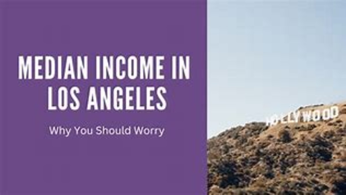 Median income in Los Angeles