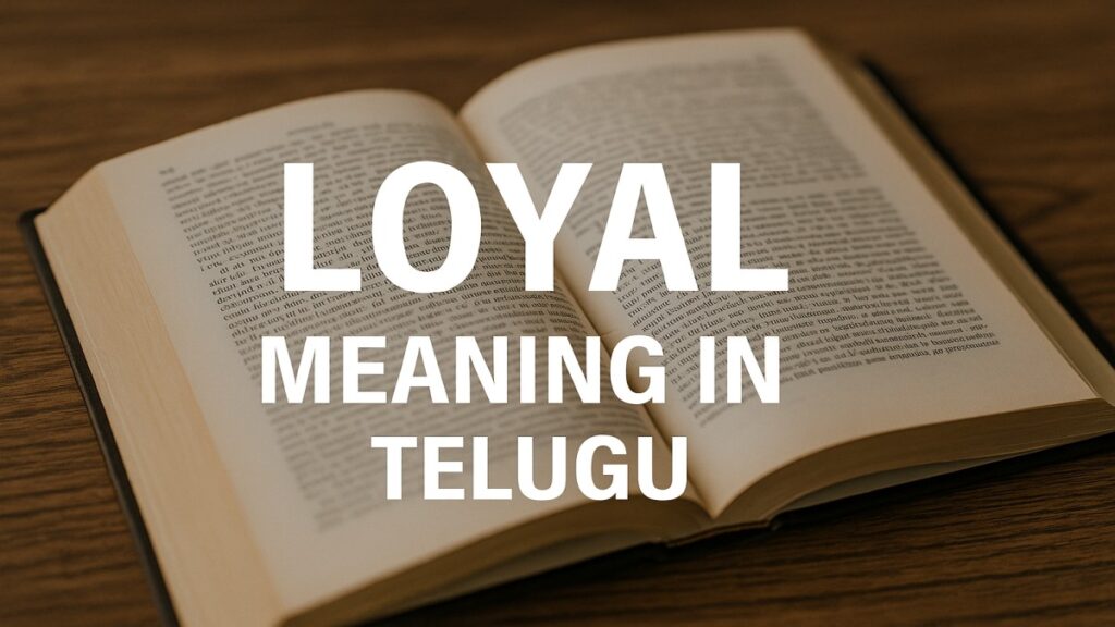 Loyal Meaning in Telugu