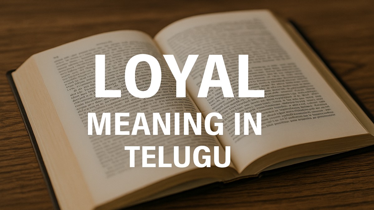 Loyal Meaning in Telugu