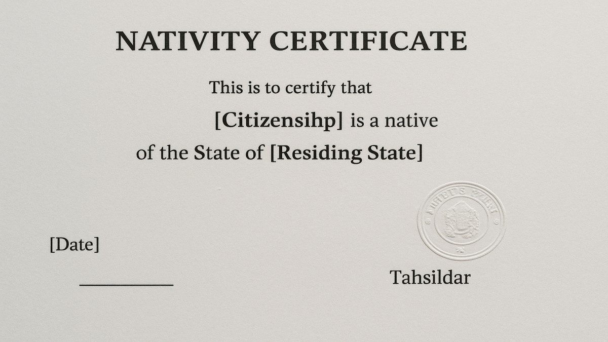 Nativity Certificate